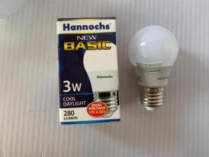 BOLA LAMPU HANNOCHS BASIC 3W