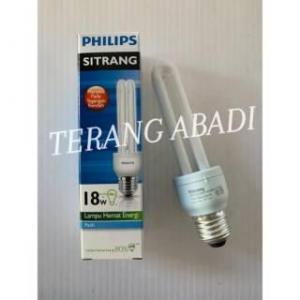 Bola lampu philips sitrang L.ess 18 w