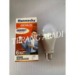 BOLA LAMPU HANNOCHS GENIUS 6W