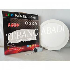 Downlight oska 18 watt bulat/ LED panel light