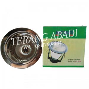 Lampu Downlight ring Hattasu silver 5 inch ada kotak
