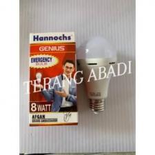 BOLA LAMPU HANNOCHS GENIUS 8W