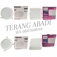 Downlight philips 9 watt petak putih